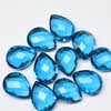 London Blue Quartz Faceted Pear Long Drops Briolette You will get 1 Piece. Drilling Also Available 